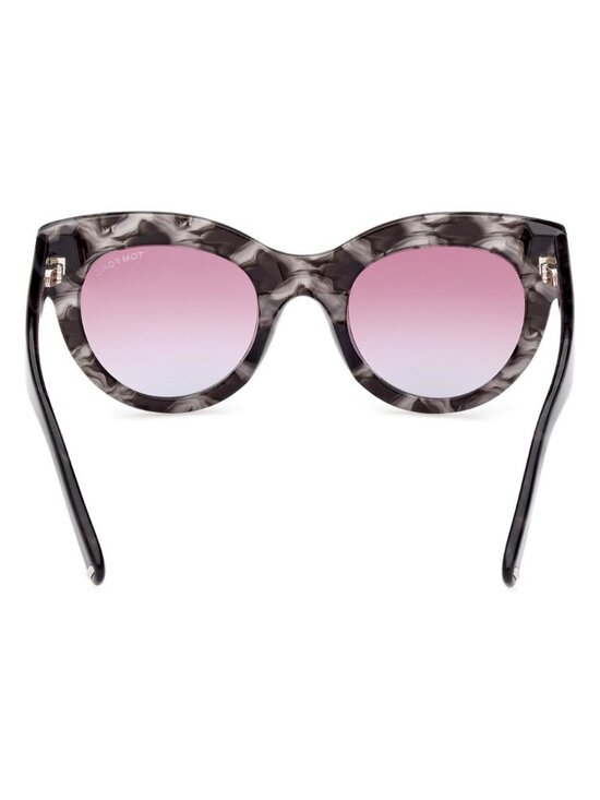 Tom Ford Marbled Gray Cat-Eye Sunglasses with Pink Gradient Lenses main image 6